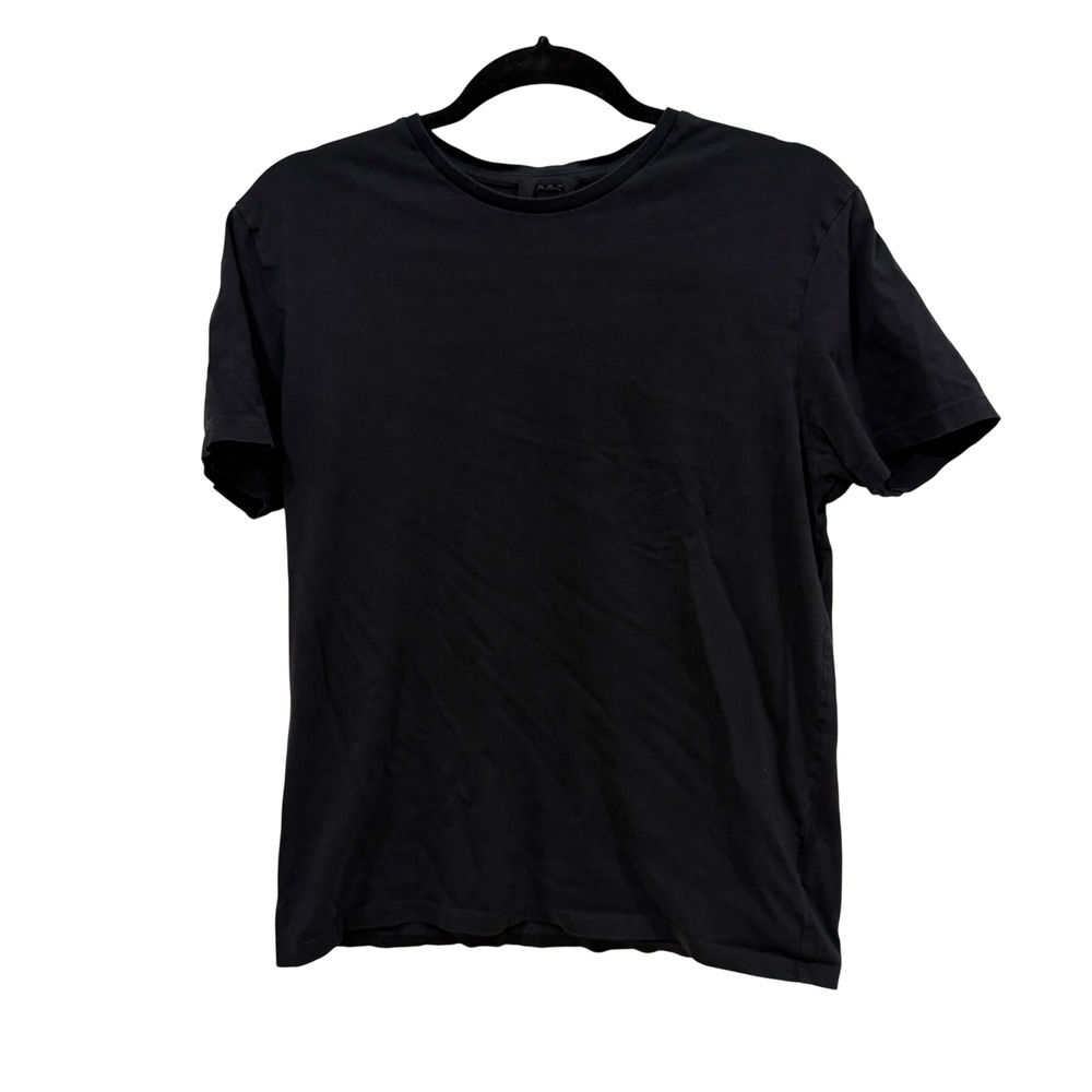 COS Mens Small Black Short Sleeve Crewneck 100% Cotton T-Shirt 0164609 8